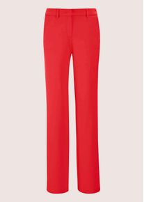 Madeleine Mode Stoffhose MADELEINE "Stoffhose Klassische, gerade Viskose-Hose", Damen, Gr. 46, N + K Gr, rot, Obermaterial: 65% Viskose CV. 30% Polyamid PA. 5% Elasthan EL., Modern, normal, Hosen Stoffhose