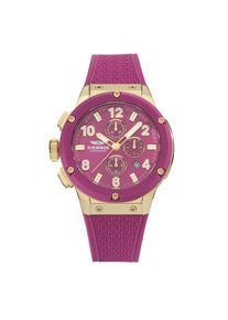 Chronograph Haemmer Germany "WAVE MASTER", rosa (pink, pink), Armbanduhren, Damen, Chronograph, Quarzuhr, Armbanduhr, Damenuhr, Herrenuhr, Made in Germany