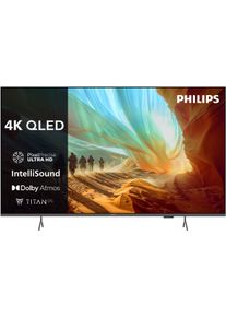 Philips QLED-Fernseher "65PQS7801/12", Energieeffizienz: E, schwarz, 65 &Prime;, Fernseher, QLED-Fernseher