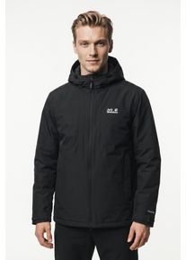 Winterjacke Jack Wolfskin "STONETRAIL 2L INS JKT M", Herren, Gr. S, schwarz, Obermaterial: 100% Polyester. Futter: 100% Polyester. Wattierung: 100% Polyester, Jacken Winterjacke, f&uuml;r Wandern und Outdoormode, sportlicher Stil, aus Polyester
