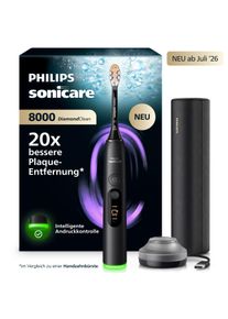 Elektrische Zahnb&uuml;rste PHILIPS SONICARE "DiamondClean 8000 HX8311/12", schwarz, Elektrozahnb&uuml;rstenB:16cm H:23cm T:8cm, Elektrische Zahnb&uuml;rste, B:16cm H:23cm T:8cm