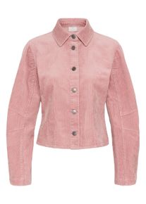 Langarmhemd Kaffe "Damen Langarm - Hemd KAsella", Damen, Gr. 40, N-Gr, rosa (pale mauve), Obermaterial: 83% Baumwolle CO. 15% Viskose CV. 2% Elasthan EL., Hemden Langarmhemd