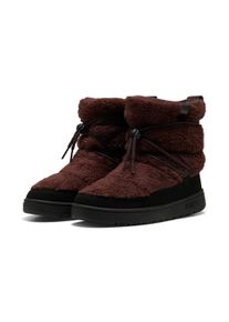 Winterboots Puma "SNOWBAE SUEDE WNS", Damen, Gr. 42,5, braun (chocolate fondue, Puma schwarz), unifarben, Schuhe Winterboots, Moonboots, Winterstiefel, wasserdicht,w&auml;rmend