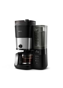 Philips Kaffeemaschine mit Mahlwerk "HD7888/90 All-in-1 Brew mit abnehmbarem Kaffeebohnenbeh&auml;lter", schwarz, edelstahl, 10, Kaffeemaschinen, mit Intensit&auml;tseinstellung, Glaskanne, Timer, Kaffeemaschine mit Mahlwerk