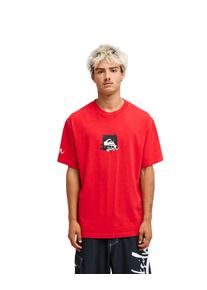T-Shirt Quiksilver "Young Guns Echo", Herren, Gr. L, rot (salsa), Obermaterial: 100% Baumwolle., Shirts T-Shirt