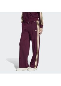Sporthose adidas originals "FIREBIRD, LOCKER GESCHNITTEN", Damen, Gr. M, N-Gr, rot (maroon, almost gelb, normal, gr.), Obermaterial: 100% Polyester, Hosen Sporthose