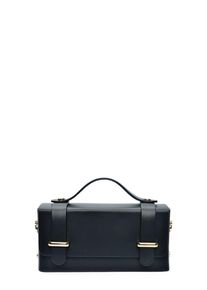 Isabella Rhea Zwart Rundleer Tas