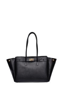 Isabella Rhea Zwart Rundleer Tas