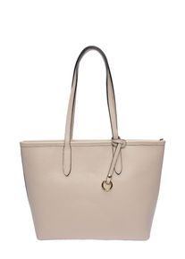 Roberta M Beige Rundleer Tas