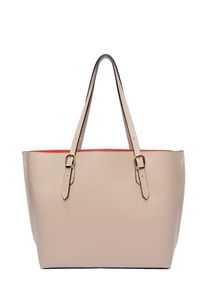 Isabella Rhea Beige Rundleer Tas