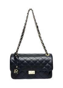 Isabella Rhea Zwart Rundleer Tas