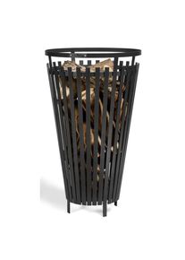 B&aring;lpanne i st&aring;l - Moderne utepeis for hage og terrasse