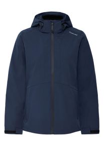 Softshelljacke North Bend "Softshelljacke NBBergwala W-PRO 15000", Damen, Gr. 38, blau (navy blazer), Obermaterial: 90% Polyester PES. 10% Elasthan EL., Jacken Softshelljacke