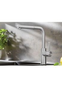 Blanco K&uuml;chenarmatur 523123 Edelstahl geb&uuml;rstet