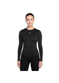Nike Damen One Dri-Fit Fitted Top Long Sleeve schwarz