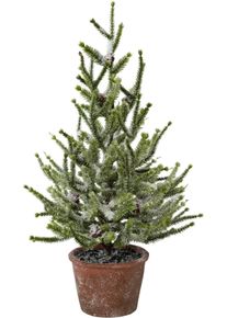 K&uuml;nstlicher Weihnachtsbaum OTTO HOME "Weihnachtsdeko, k&uuml;nstlicher Christbaum, Tannenbaum", gr&uuml;n (gr&uuml;n, wei&szlig;), H:55cm, Kunststoff, Weihnachtsb&auml;ume, K&uuml;nstlicher Weihnachtsbaum, Fichte mit Schnee