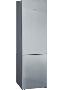 Siemens K&uuml;hl-/Gefrierkombination, Energieeffizienz: B, silber (geb&uuml;rsteter stahl antifingerprint), B:60cm H:201cm T:65cm, K&uuml;hlschr&auml;nke, K&uuml;hl-/Gefrierkombination