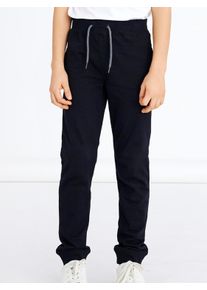 name it "NKMSWEAT f&uuml;r Jungen mit verstellbarem Bund und Kordelzug" unifarben, casual, regular fit, Baumwollmix, Rundhals