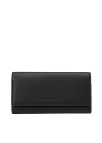 Geldb&ouml;rse "JESSIE", Damen, schwarz, Glattleder, MARC O'POLO ACCESSORIES, unifarben, Kleinlederwaren Geldb&ouml;rse, Damen Geldbeutel, Portemonnaie mit zwei gro&szlig;en Hauptf&auml;chern