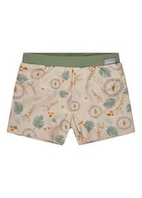 Badeshorts Sterntaler "Badeshorts Safari", Jungen, Gr. 92, EURO, beige, Obermaterial: 82% Polyamid PA. 18% Elasthan EL., Badehosen Badeshorts