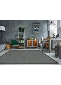 Sisalteppich Dekowe "Mara S2 mit Bord&uuml;re", grau (anthrazit), B:80cm H:5mm L:250cm, Sisal, Teppiche, Sisalteppich, Flachgewebe, Material: 100% Sisal, Wohnzimmer, Kundenliebling