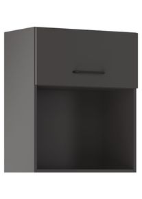 Klapph&auml;ngeschrank IMPULS K&Uuml;CHEN "Tirana", in vier Breiten, H&ouml;he: 72,3 cm", grafit, B:60cm H:72,3cm T:34,2cm, Dekorfolie, Holzwerkstoff, Schr&auml;nke, Klapph&auml;ngeschrank, vormontiert, mit Klappt&uuml;r und offener Nische