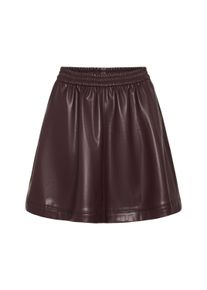 Midirock Kaffe "Damen Rock KAarense", Damen, Gr. 42, braun (fudge), Obermaterial: 100% Polyester PES., R&ouml;cke Midirock