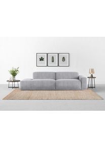 Big-Sofa Trendmanufaktur "Braga, mit hochwertigem Kaltschaum, Megasofa, Japandi-Design", grau, B:277cm H:72cm T:107cm, 88% Polyester, 12% Polyacrl, Sofas, Big-Sofa, modernes Big-Sofa, Couch mit hohem Sitzkomfort, 277/72/107 cm (B/H/T)