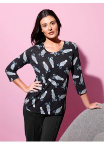 Dehnbund-Hose feel good, Damen, Gr. 44/46, Normalgr&ouml;&szlig;en, schwarz, 55% Modal, 39% Polyester, 6% Elasthan, unifarben, Hosen Dehnbund-Hose