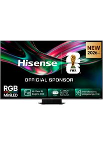 HISENSE Mini-LED-Fernseher "75UR9DS", Energieeffizienz: C, schwarz (schwarz, dunkelgrau), 75 &Prime;, Fernseher, Mini-LED-Fernseher