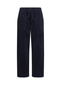 Stoffhose Fransa "Damen Casual FRSALOMI", Damen, Gr. S, N-Gr, blau (salute), Obermaterial: 100% Baumwolle CO., Hosen Stoffhose