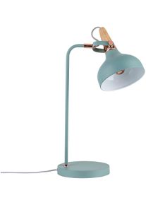 Paulmann Tischleuchte "Juna", gr&uuml;n (hellgr&uuml;n, holzfarben, kupferfarben), 1, H: 51cm, 1 Stk., Leuchten, E14, 1-flammig, dimmbar, Tischleuchte