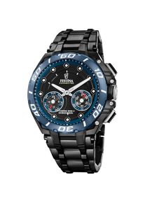 Smartwatch Festina "Connected", schwarz (schwarz, blau, schwarz), Smartwatches, Herren, Smartwatch, Armbanduhr, Herrenuhr, Bluetooth, Kamera-Fernbedienung, Schrittz&auml;hler