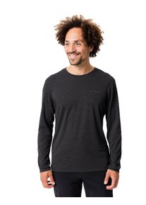 Longsleeve VAUDE "Men's Essential LS T-Shirt", Herren, Gr. M, schwarz, Obermaterial: 100% Polyester, Rundhals, Shirts Longsleeve, sportlicher Stil, Rundhalsausschnitt, schnell trocknendes Material