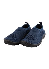 Badeschuh Sterntaler "Badeschuhe Strickoptik", Jungen, Gr. 22, blau (marine), Obermaterial: 100% Synthetik synthetic., Schuhe Badeschuh