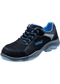 Sicherheitsschuh Atlas SCHUHE "Sicherheitsschuhe Atlas Alu-Tec 62 ESD" Gr. 47, schwarz (schwarz, blau), 47, Obermaterial: 100% sonstige Fasern AF., Schuhe, Sicherheitsschuh