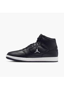 Sneaker Jordan "Jordan Court Connect Mid", Herren, Gr. 47,5, schwarz (schwarz, wei&szlig;), Leder, Synthetik, Schuhe Sneaker, inspiriert vom Look des Air Jordan 1