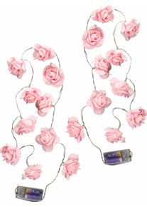 LED-Lichterkette I.GE.A., rosa, &Oslash;:6cm, Lichterketten, LED-Lichterkette