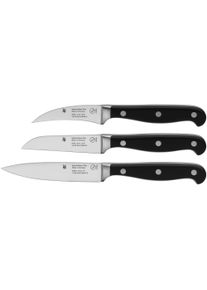 Messer-Set WMF "Spitzenklasse Plus", silber (schwarz, silberfarben), Stahl, Kochmesser-Sets, Messer-Set, Obst- und Gem&uuml;seset, Made in Germany