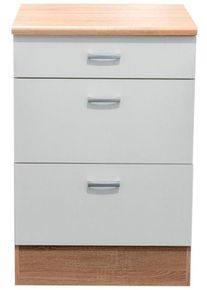 Unterschrank BASIC BY BALCULINA "Andy", wei&szlig;, B:60cm H:90cm T:60cm, Schr&auml;nke, Unterschrank, Breite 60 cm