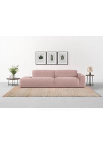 Big-Sofa Trendmanufaktur "Braga, mit hochwertigem Kaltschaum, Megasofa, Japandi-Design", lila (flieder), B:277cm H:72cm T:107cm, 92% Polyester, 8% Nylon, Sofas, Big-Sofa, modernes Big-Sofa, Couch mit hohem Sitzkomfort, 277/72/107 cm (B/H/T)