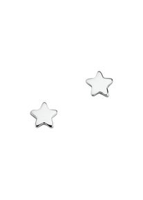 Paar Ohrstecker Firetti "Schmuck Geschenk Silber 925 Ohrschmuck Ohrringe Stern", silber (silberfarben, kristallwei&szlig;), Ohrringe, Damen, 4mm, Silber 925 (Sterlingsilber), Paar Ohrstecker, mit Kristall - Emaille