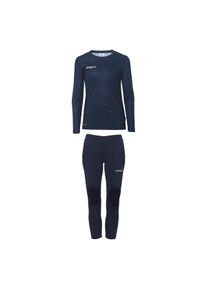 Sportanzug Uhlsport "Torwart-Sets Progressive Junior", M&auml;dchen, Gr. 164, blau (marine), Obermaterial: 100% Polyester Pol. recyc.., Sportanz&uuml;ge Sportanzug