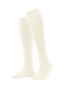 Kniestr&uuml;mpfe Falke "Softmerino", Damen, Gr. 41-42, wei&szlig; (2040, off, wei&szlig;), Materialmix, unifarben, Socken Kniestr&uuml;mpfe, mit feinem Maschenbild, atmungsaktiv, temperaturausgleichend