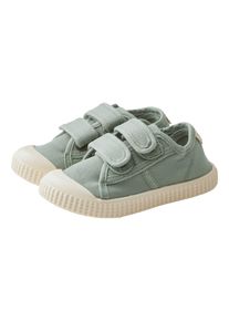 Krabbelschuh Sterntaler "Sneaker uni", Jungen, Gr. 31, gr&uuml;n (steingr&uuml;n), Obermaterial: 100% Baumwolle CO., Schuhe Krabbelschuh