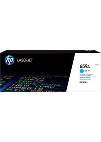 HP Tonerpatrone "HP original Toner 659 Gr&ouml;&szlig;en A+X, Farben B/C/M/Y", blau (cyan 1), Tonerpatronen, Tonerpatrone