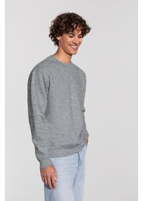 Sweatshirt Fruit of the Loom "Iconic Premium Sweat", Herren, Gr. XL, grau (athletic erdgrau), Obermaterial: 70% Baumwolle, 30% Polyester, normal, Rundhals, angesetztes B&uuml;ndchen, Sweatshirts Sweatshirt, mit angesetzten B&uuml;ndchen, aus Baumwolle und Polyester