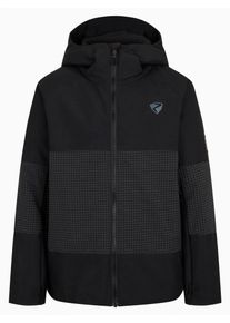 Skijacke Ziener "ARTIFLEXIKO-Z AQUASHIELD JUNIOR", Kinder, Gr. 116, schwarz, Obermaterial: 100% Polyester. Obermaterial 2: 100% Polyester. Futter: 100% Polyamid. Futter 2: 100% Polyester. Wattierung: 100% Polyester, Jacken Skijacke, wasser- u. winddicht, atmungsaktiv, warm, reflektierende Stoffelemente