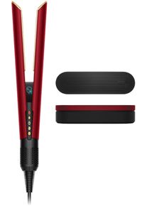 Gl&auml;tteisen Dyson "Dyson Airstrait Haargl&auml;tter", rot (samtrot und gold), Gl&auml;tteisenB:33cm H:6cm T:4,1cm, Gl&auml;tteisen, B:33cm H:6cm T:4,1cm