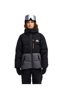 Snowboardjacke Quiksilver "Highland 10K", Kinder, Gr. 8, schwarz-wei&szlig; (schwarz), Obermaterial: 100% Polyester., Jacken Snowboardjacke